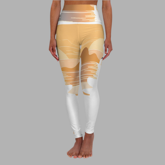 High Waisted Yoga Leggings (AOP)