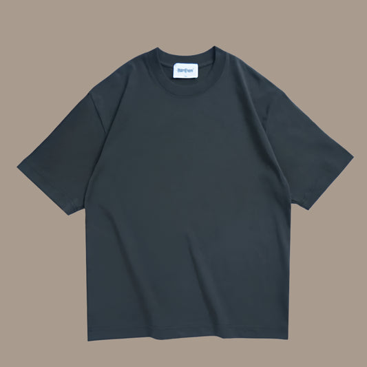 Oversized T Shirt - 260 GSM Casual Solid Summer Top